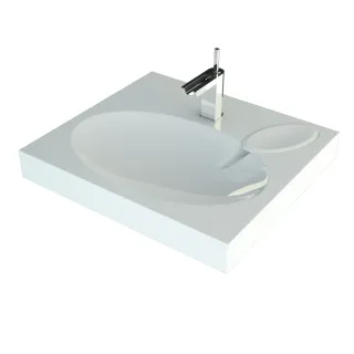 Раковина Reflexion Alpha RF6055AL белая 60x50